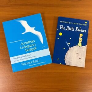 The Little Prince & Jonathan Livingston Seagull Complete Edition Book Bundle New